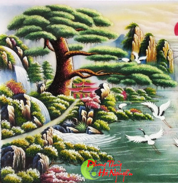 tranh đá quý thuận buồm xuôi gió tại hà nội